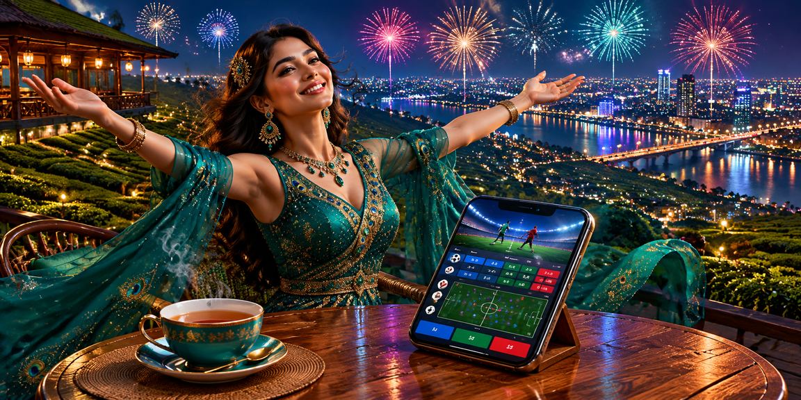 Sports Betting experience set against the backdrop of Sylhet's tea gardens
